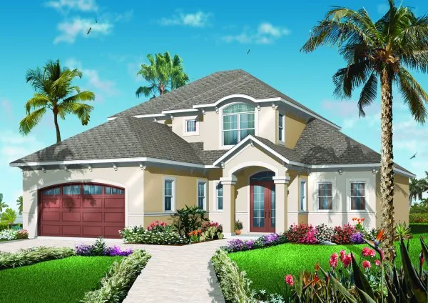 Full Rendering for House Plan #146163