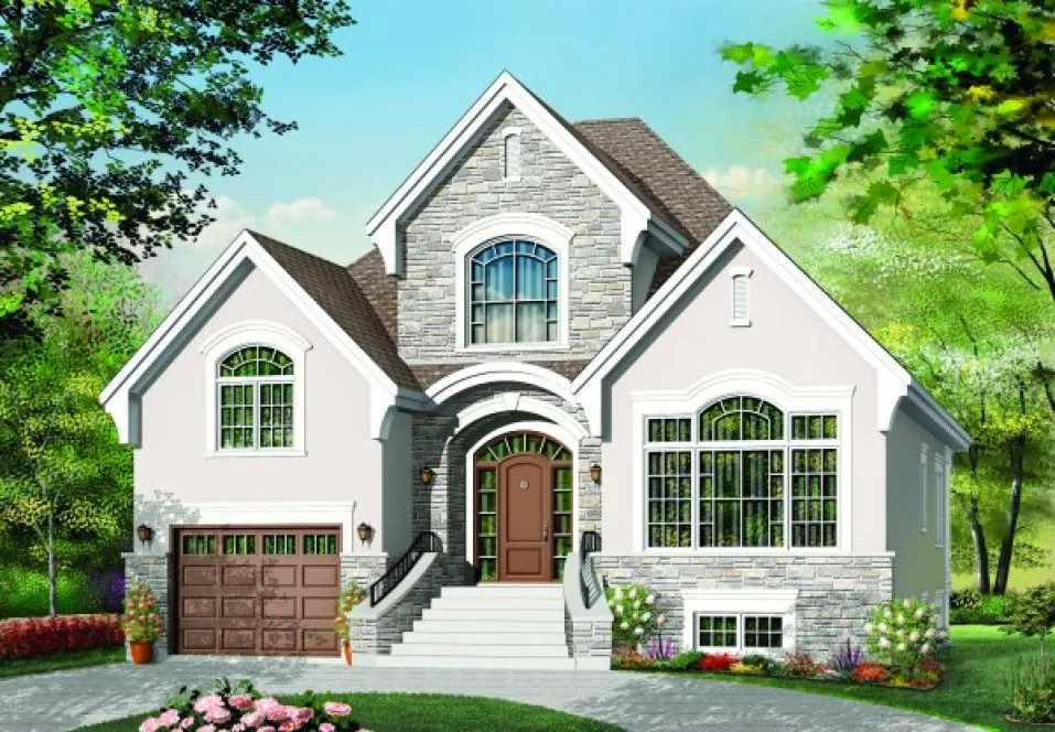 Full Rendering for House Plan #140163