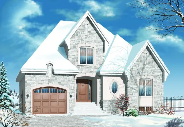 Highquality rendering for House Plan #149063