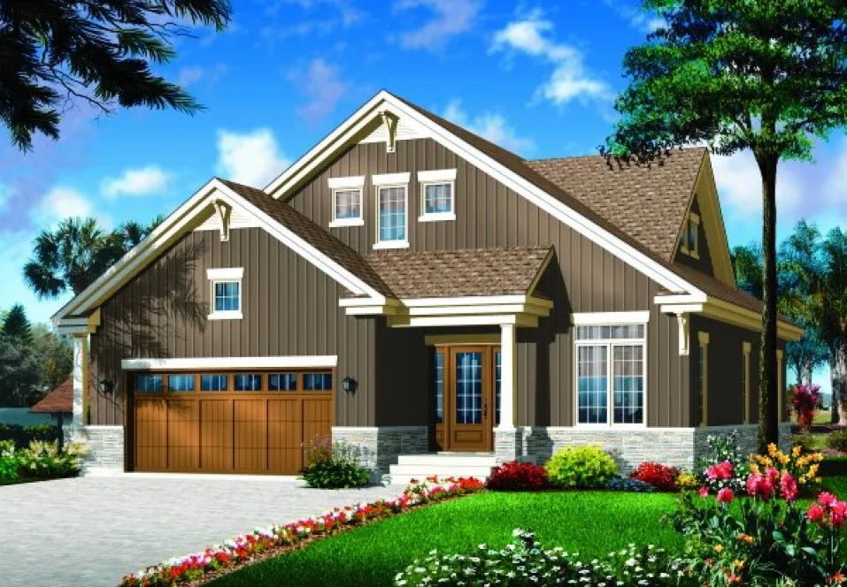 Full Rendering for House Plan #148063