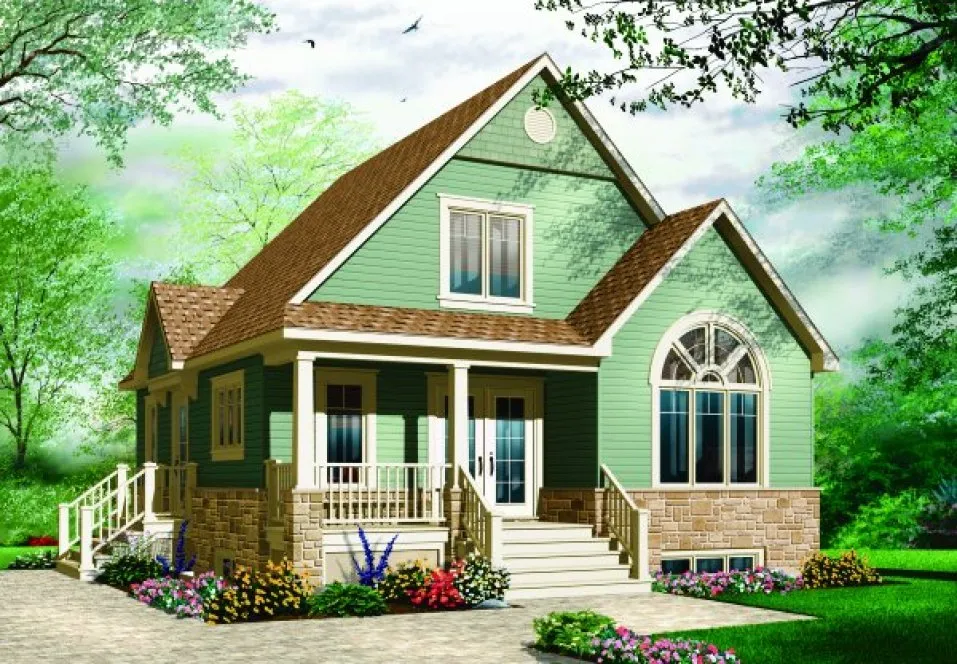 Full Rendering for House Plan #147153