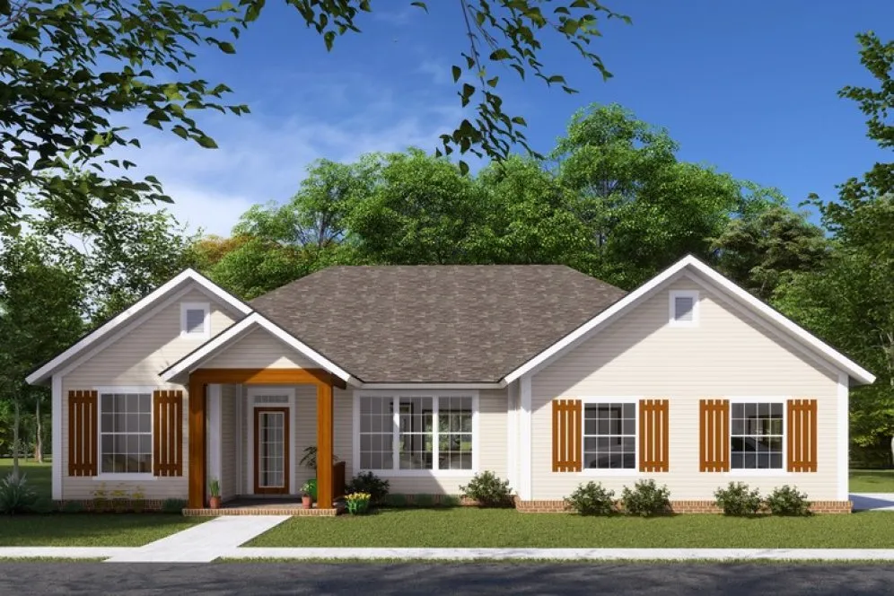 Full Rendering for House Plan #246161