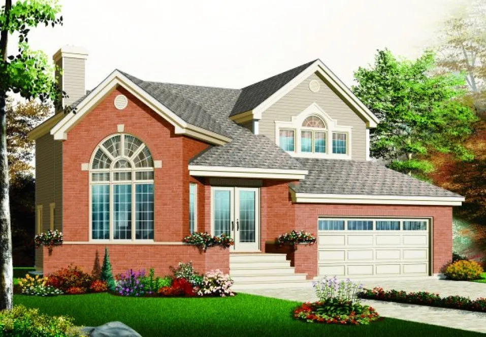 Full Rendering for House Plan #144543