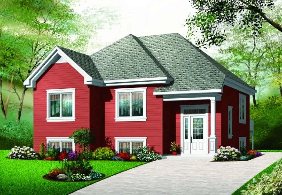 Full Rendering for House Plan #143233