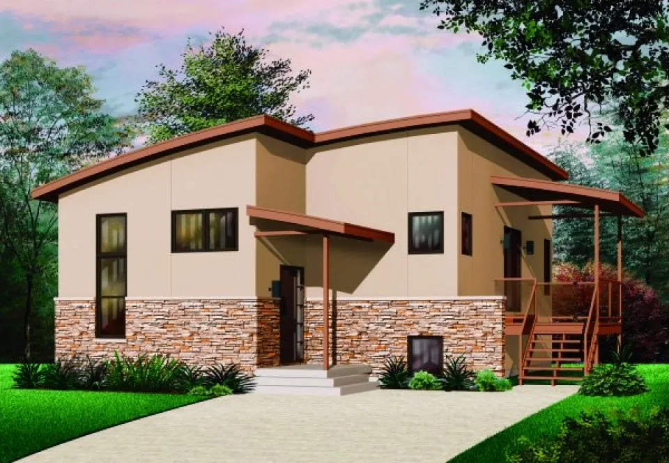 Full Rendering for House Plan #148133