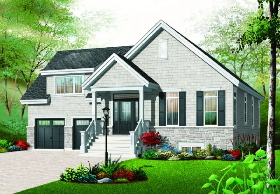 Full Rendering for House Plan #143723
