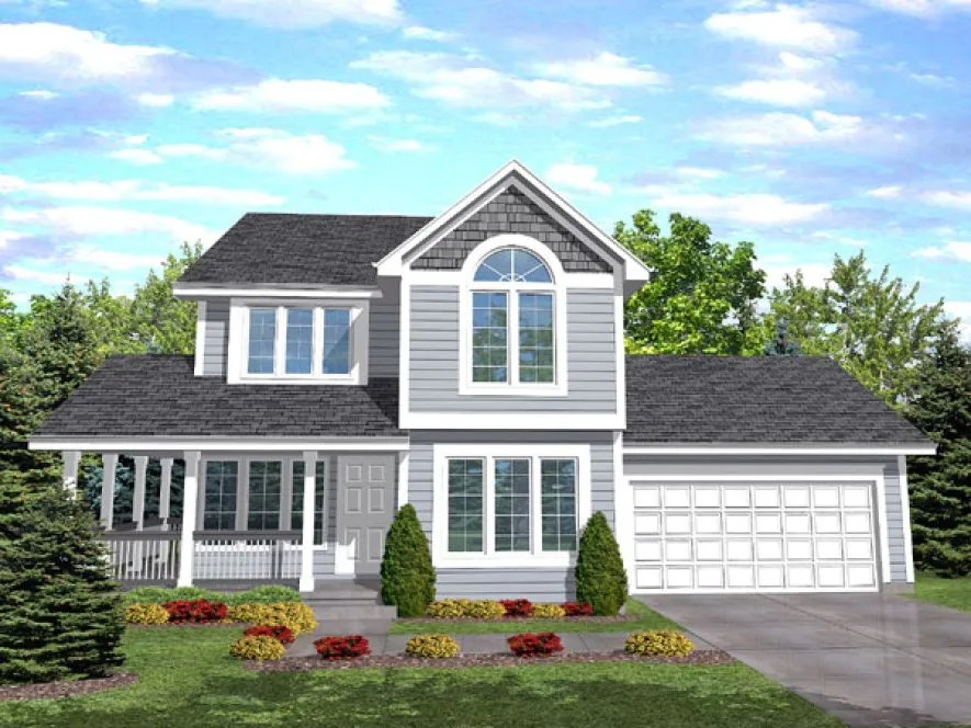 Full Rendering for House Plan #290201