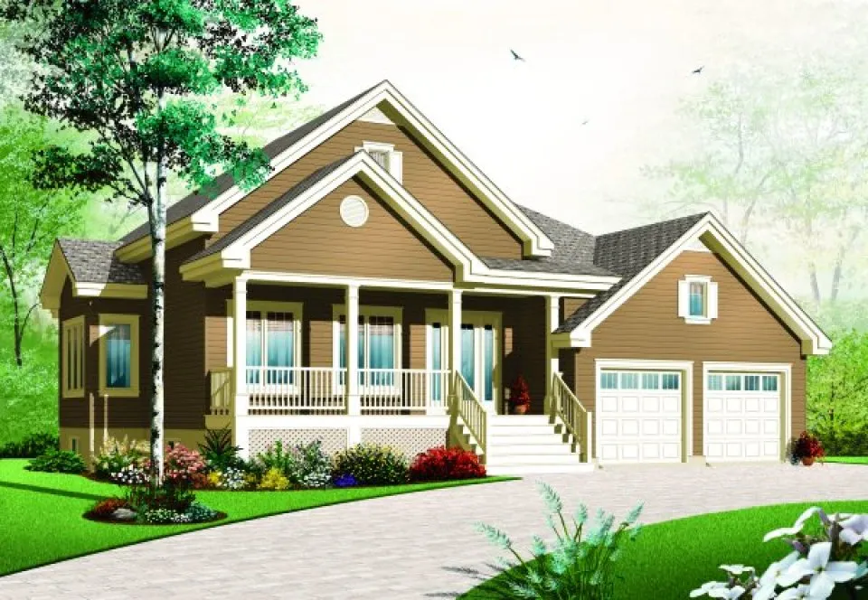 Full Rendering for House Plan #147623