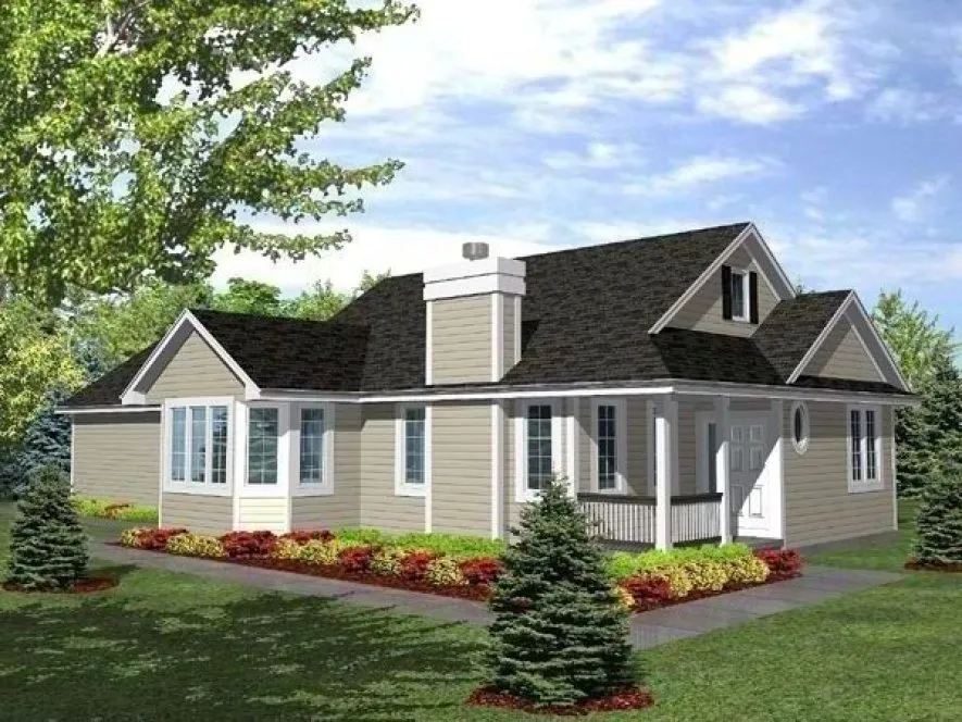 Full Rendering for House Plan #291201