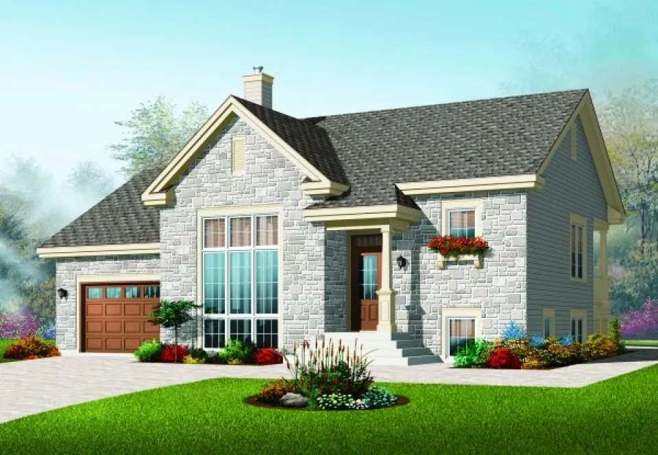 Full Rendering for House Plan #146623