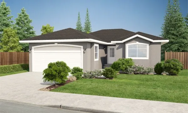 Full Rendering for House Plan #201456