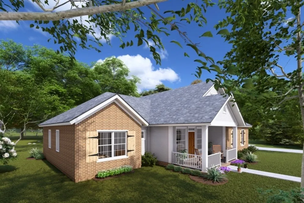 Full Rendering for House Plan #241341