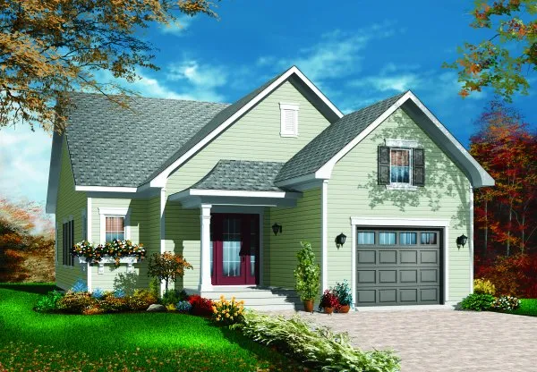 Full Rendering for House Plan #143623