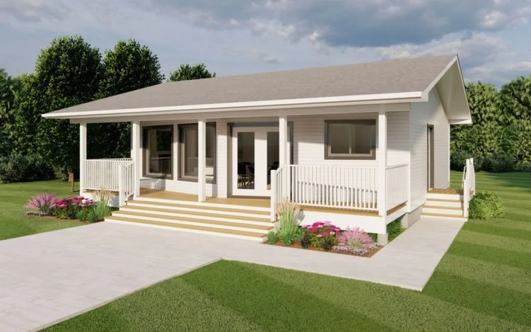 Full Rendering for House Plan #200245