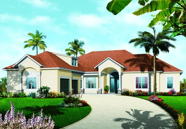 Full Rendering for House Plan #147523