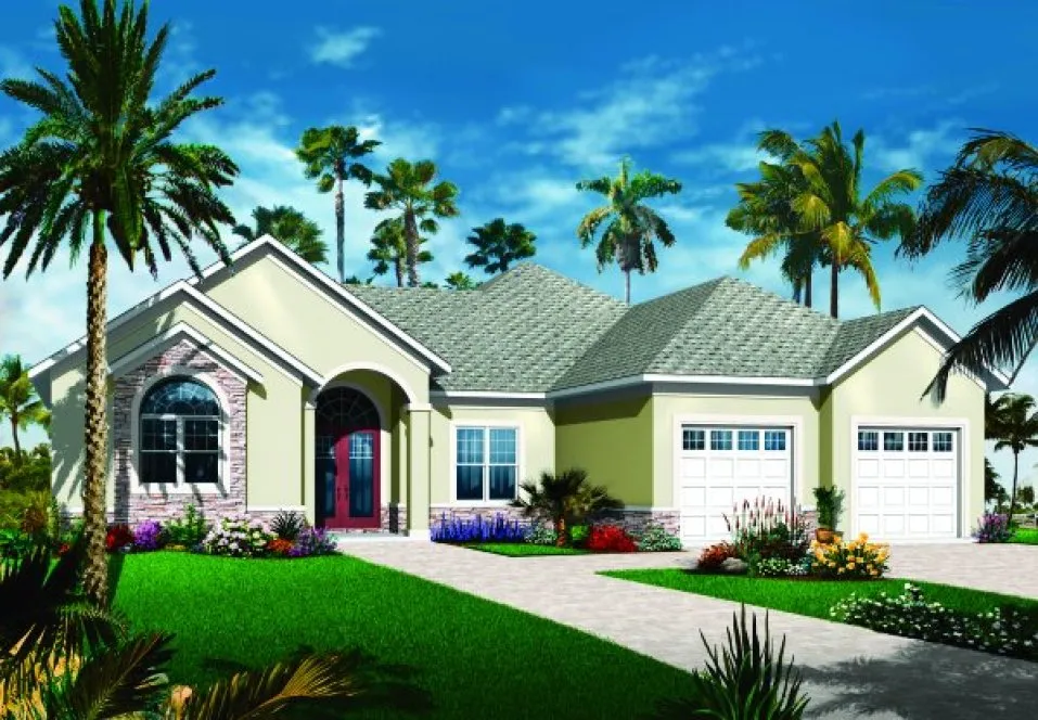 Full Rendering for House Plan #146523