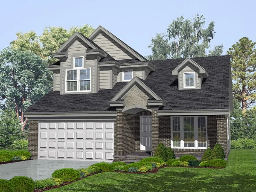 Full Rendering for House Plan #294301