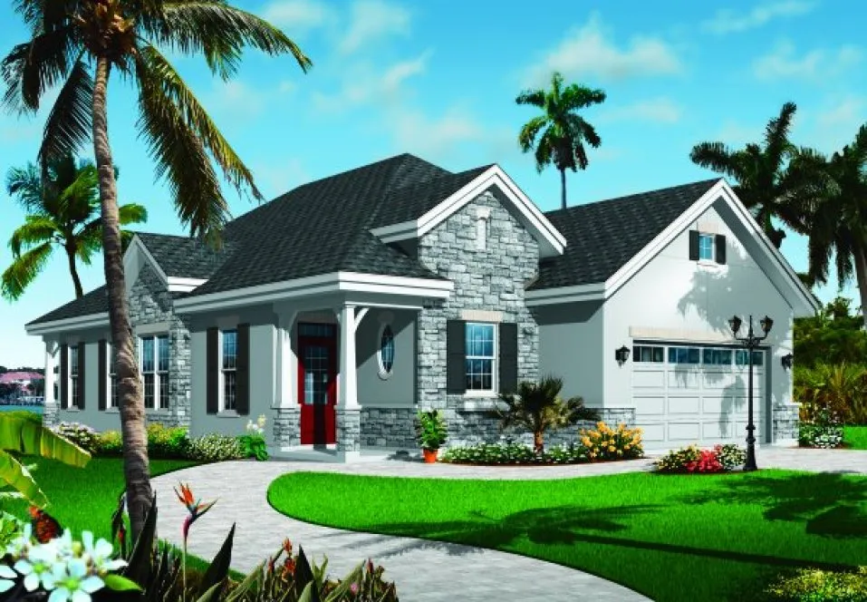 Full Rendering for House Plan #148423