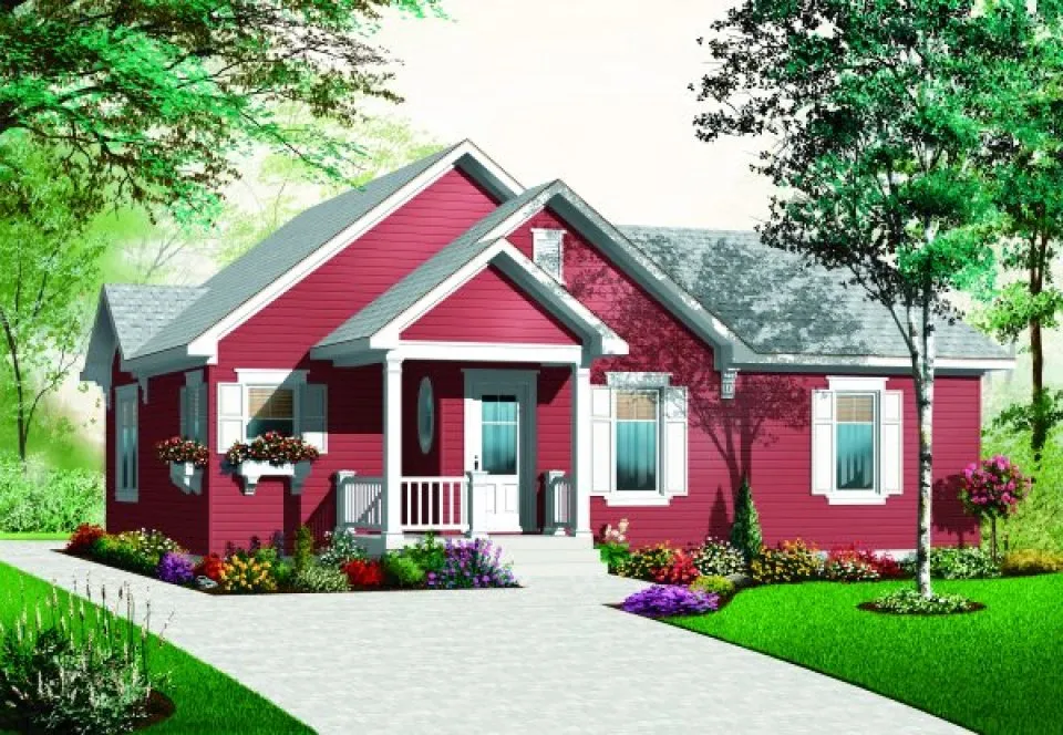 Full Rendering for House Plan #141313