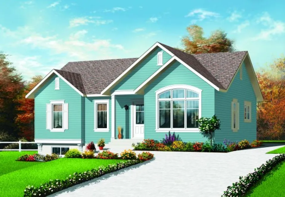 Full Rendering for House Plan #140313