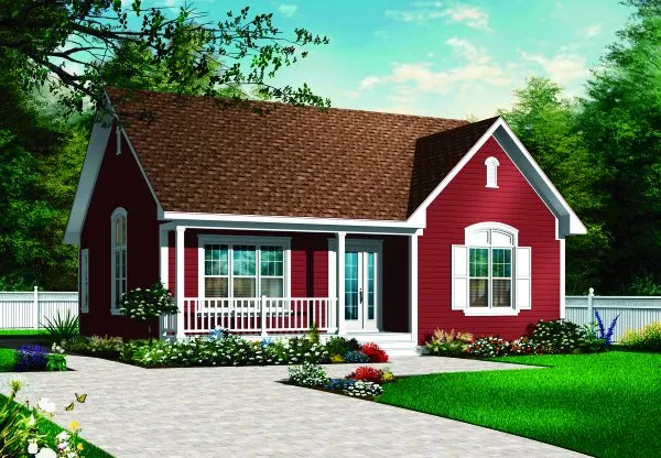 Full Rendering for House Plan #141213