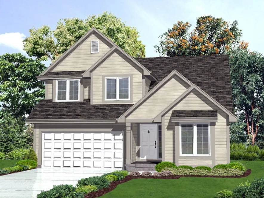 Full Rendering for House Plan #293401