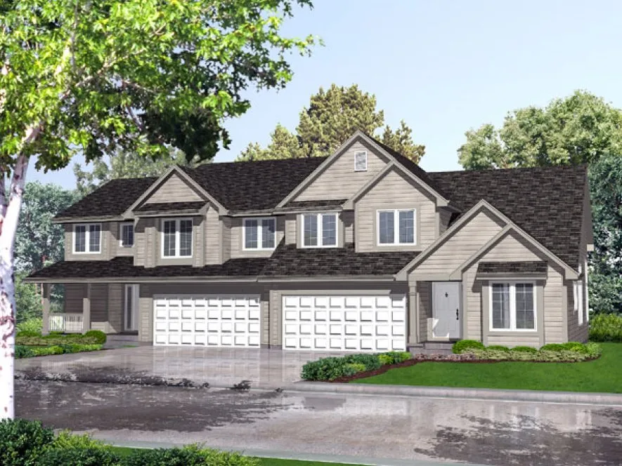 Full Rendering for House Plan #294401