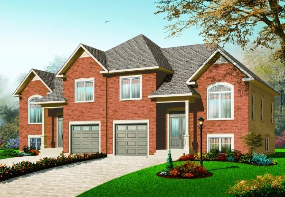 Full Rendering for House Plan #145503