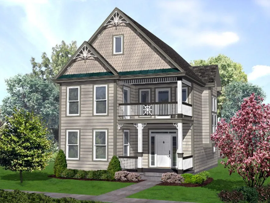 Full Rendering for House Plan #299401