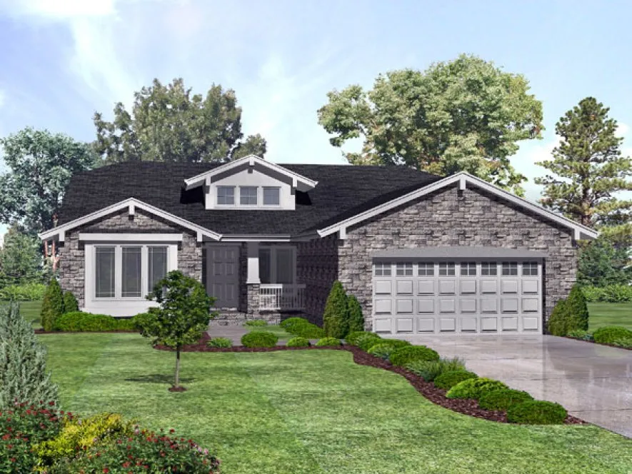 Full Rendering for House Plan #292501