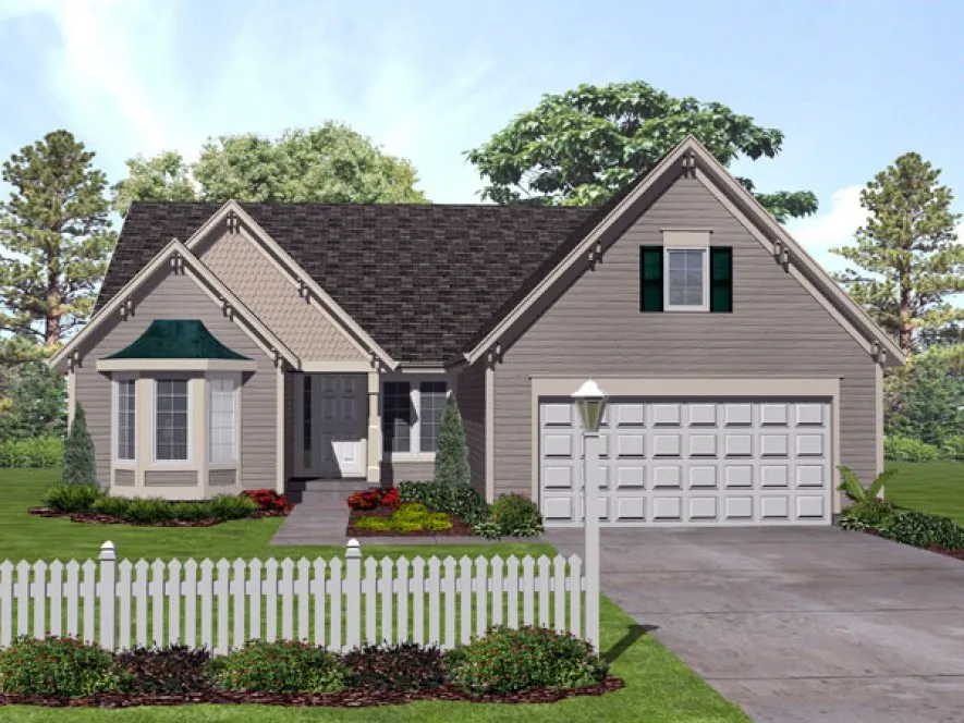 Full Rendering for House Plan #293501