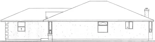 Right Elevation for House Plan #202005