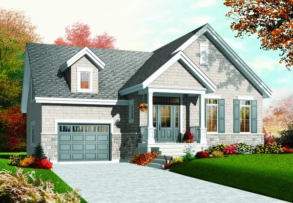 Full Rendering for House Plan #141723
