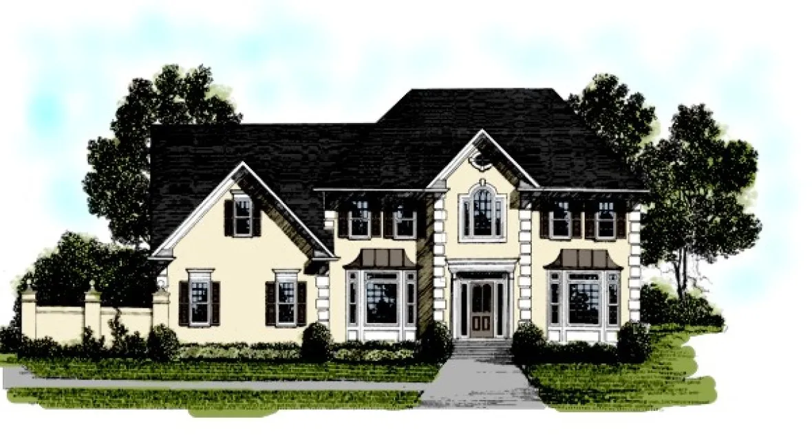 Full Rendering for House Plan #275102