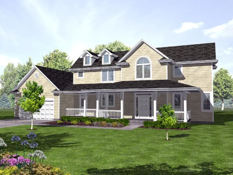 Full Rendering for House Plan #295222