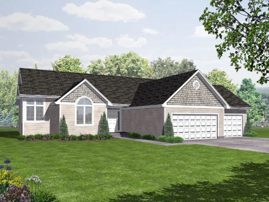 Full Rendering for House Plan #296202