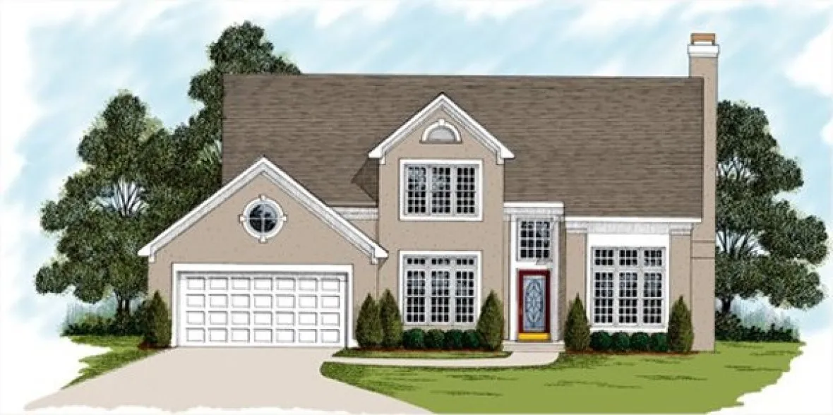 Full Rendering for House Plan #274022