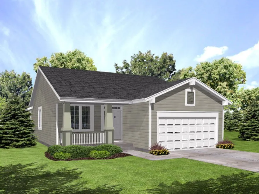 Full Rendering for House Plan #293302