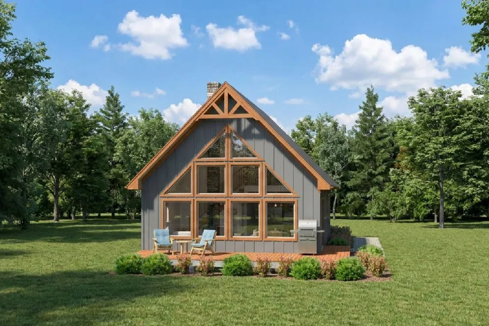 Full Rendering for House Plan #202011