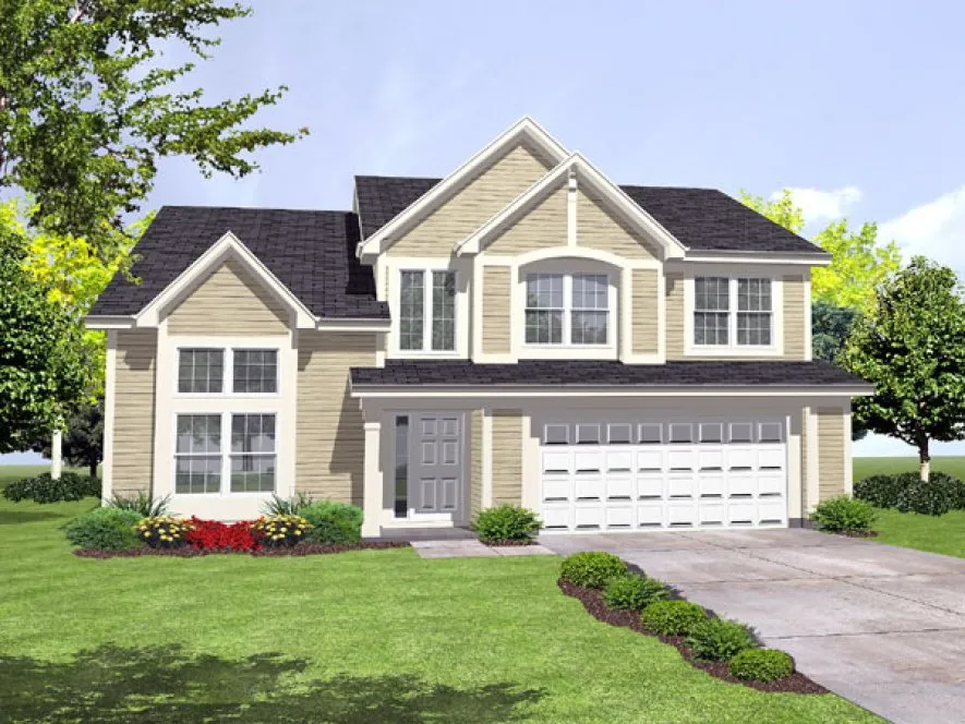 Full Rendering for House Plan #297302