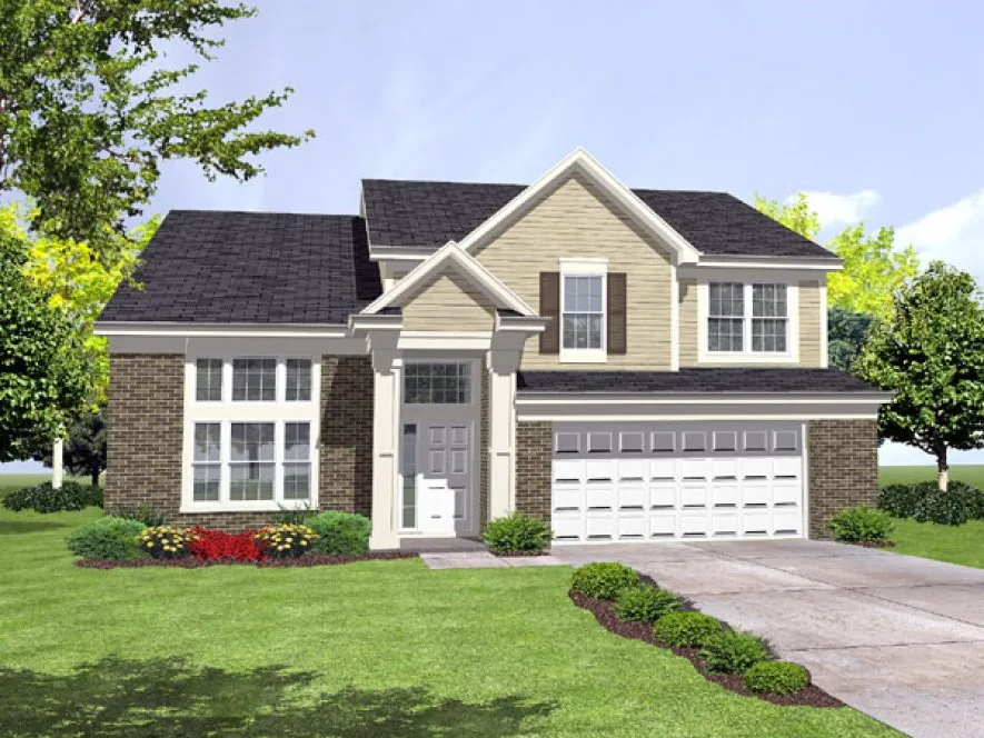 Full Rendering for House Plan #299302