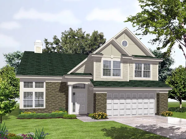 Full Rendering for House Plan #291402