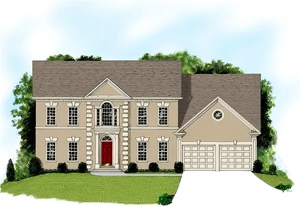 Full Rendering for House Plan #271003