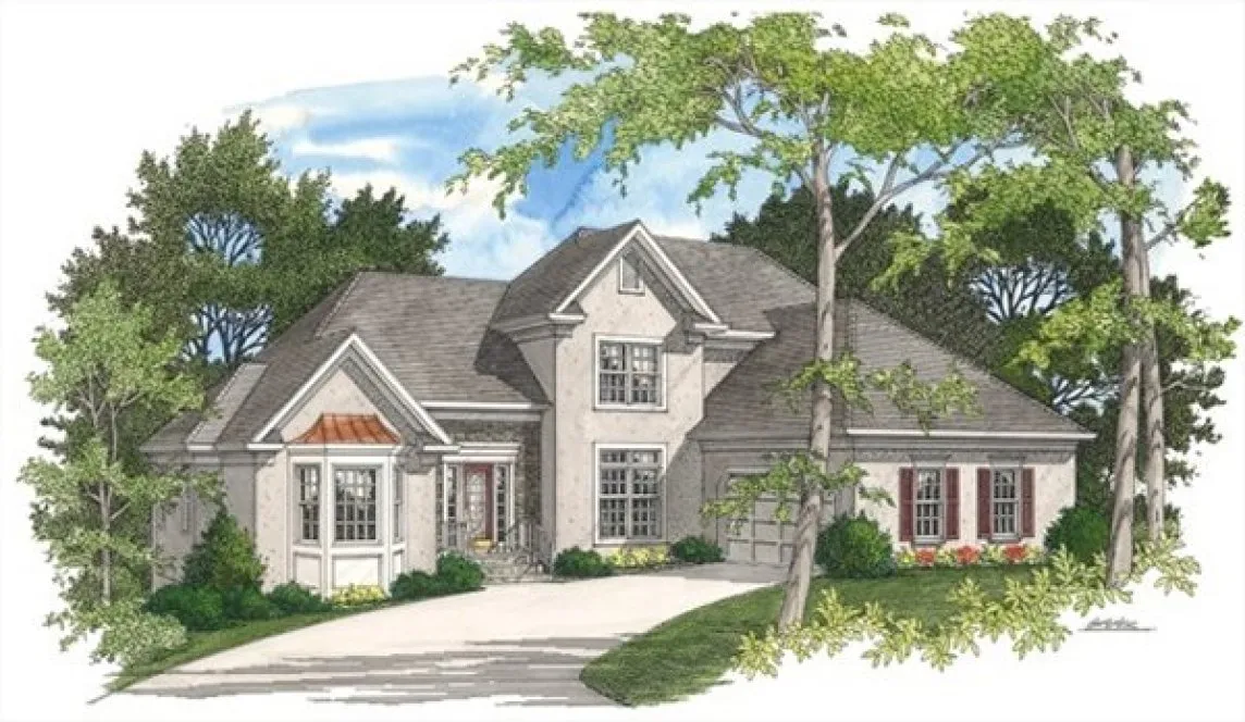 Full Rendering for House Plan #272052