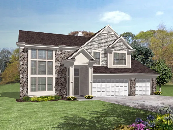 Full Rendering for House Plan #294402