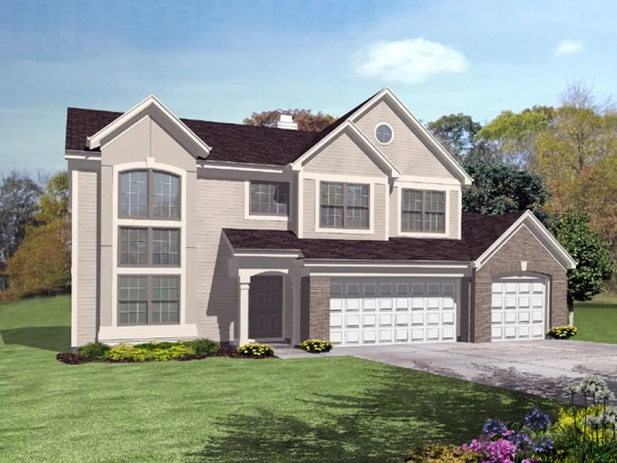 Full Rendering for House Plan #295402