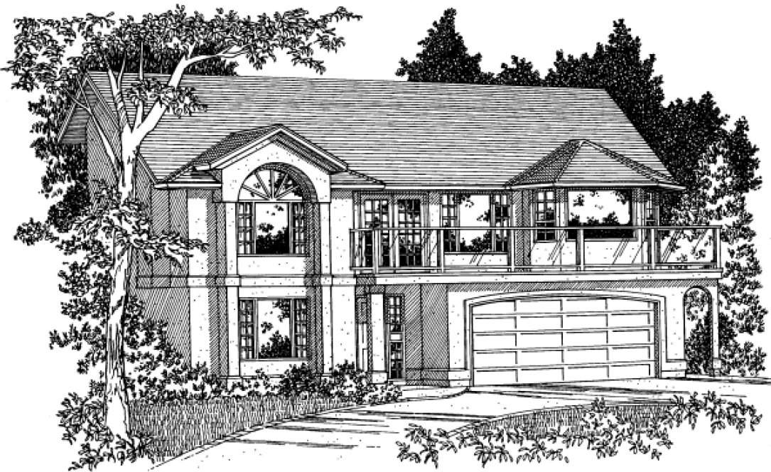 Full Rendering for House Plan #202026