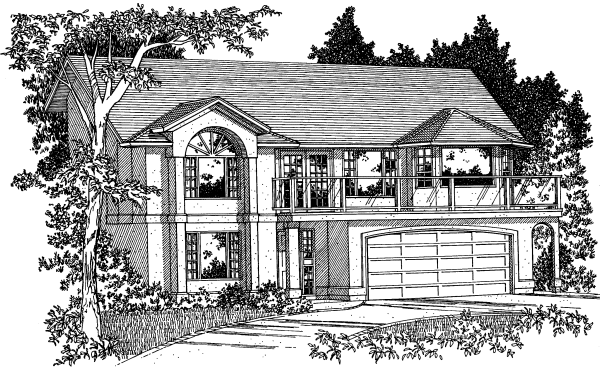 Full Rendering for House Plan #202026