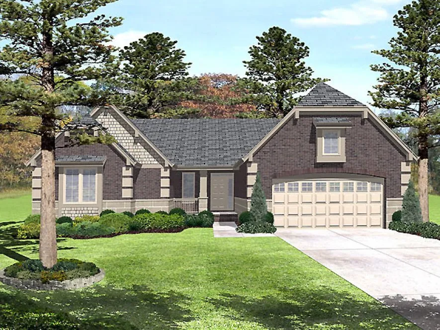 Full Rendering for House Plan #294702