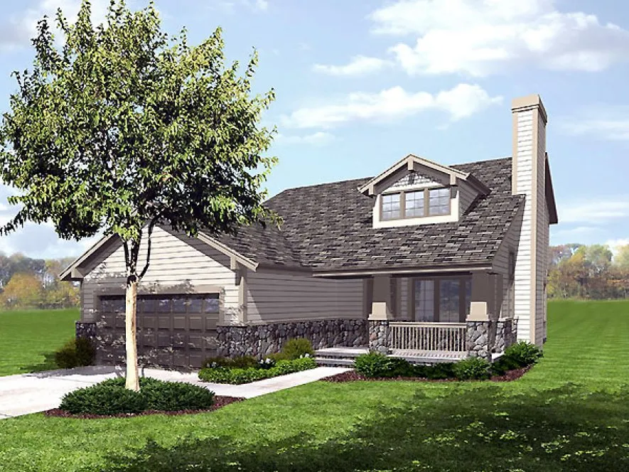 Full Rendering for House Plan #296702